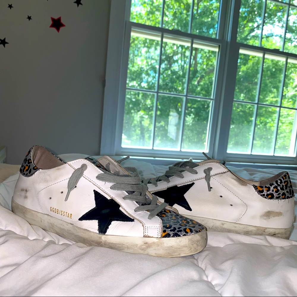 LEOPARD GOLDEN GOOSE SNEAKERS